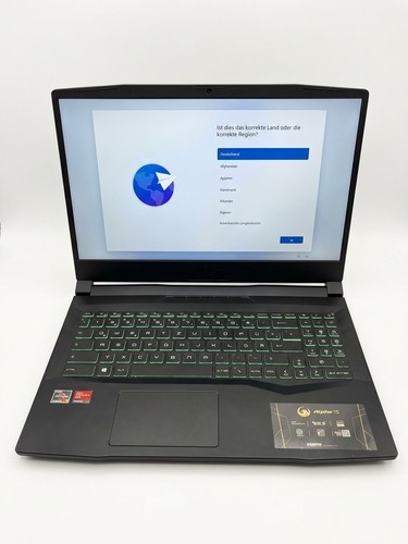 Gaming laptop msi alpha - alpha, /