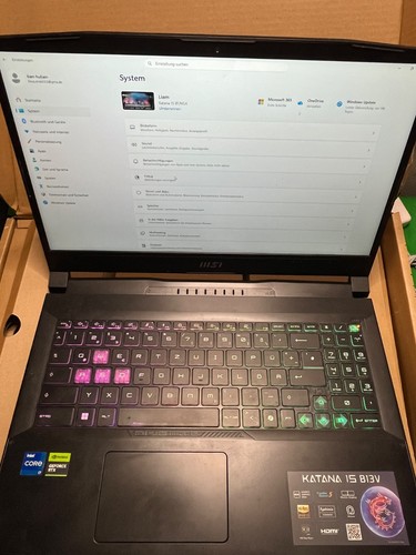 Msi katana gaming laptop15 - msi,